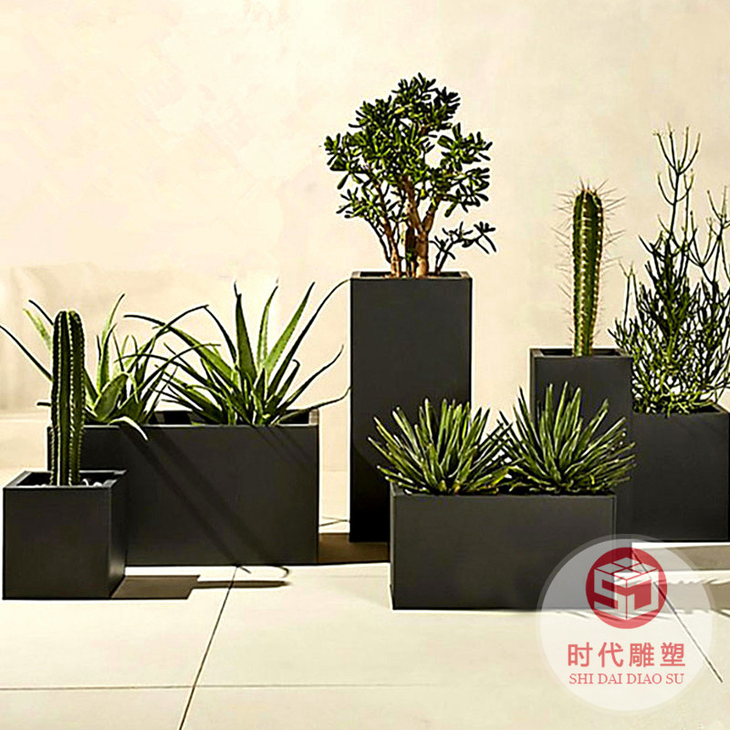 玻璃鋼花盆創(chuàng)意簡(jiǎn)約透明玻璃花瓶水培綠蘿插花瓶客廳擺件器皿魚缸
