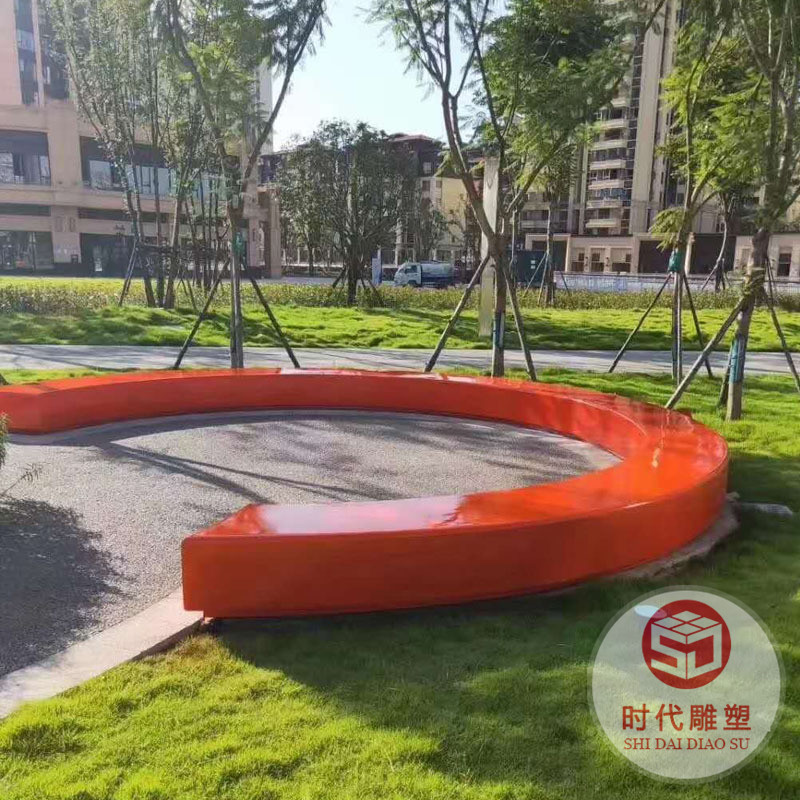小異形學(xué)校戶外公園休閑座椅區(qū)長(zhǎng)商場(chǎng)玻璃鋼樹池坐凳花池條凳廠家