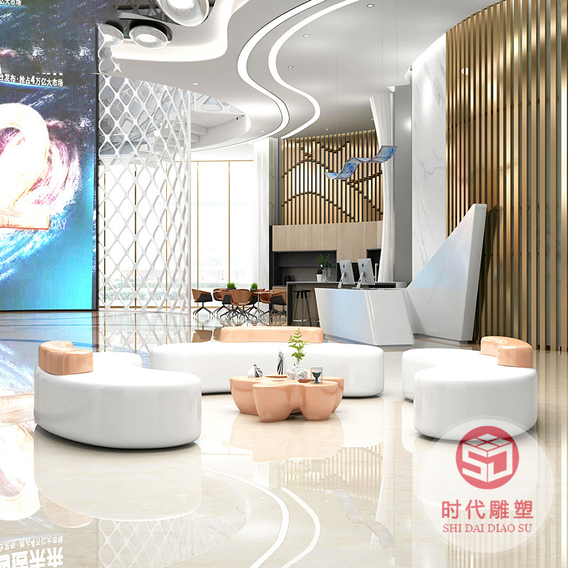 玻璃鋼長(zhǎng)條凳組合兒童樂(lè)園休閑座椅休息區(qū)接待處商場(chǎng)戶(hù)外公園定制